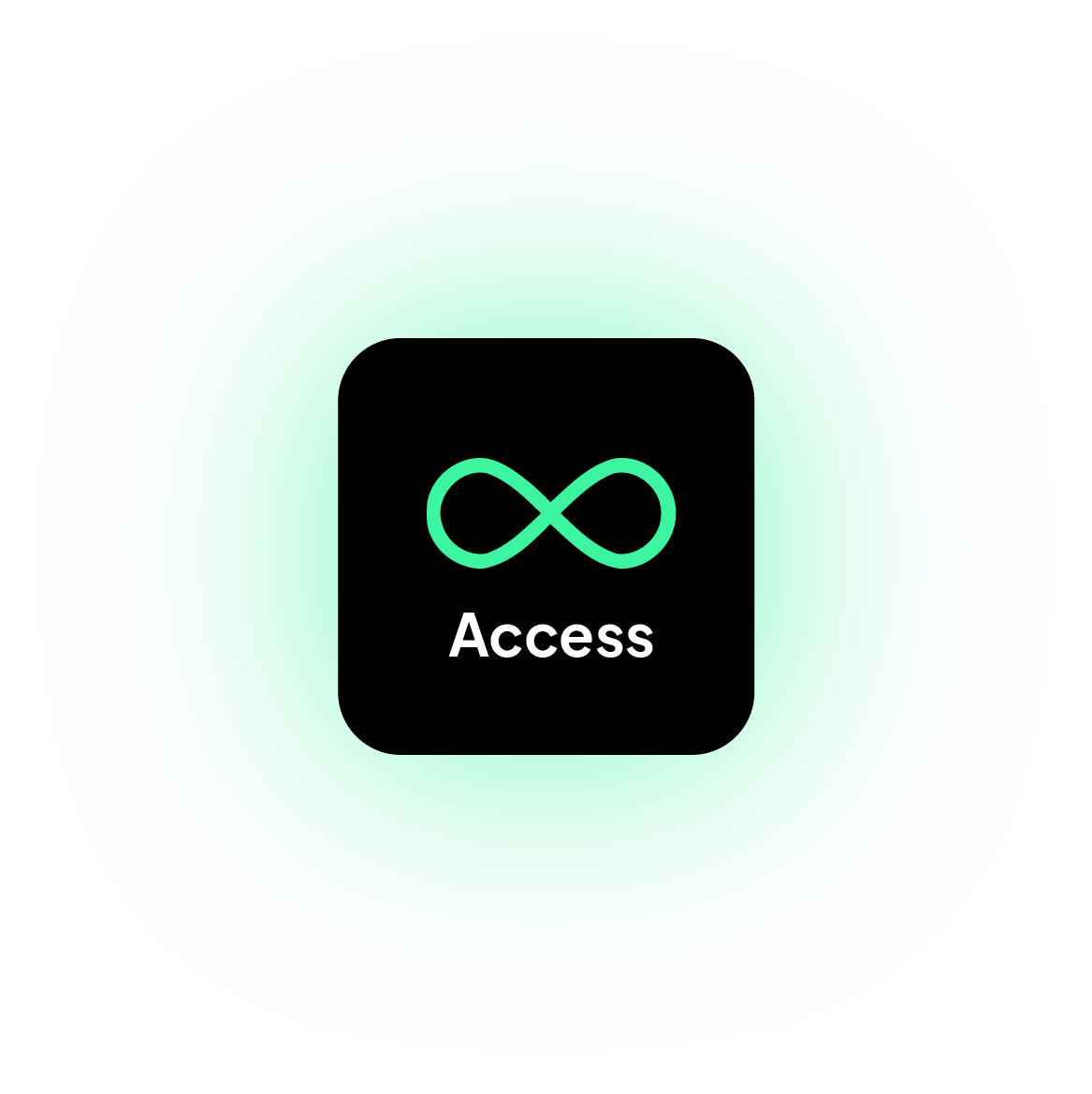 An icon that shows unlimited access of the packages.